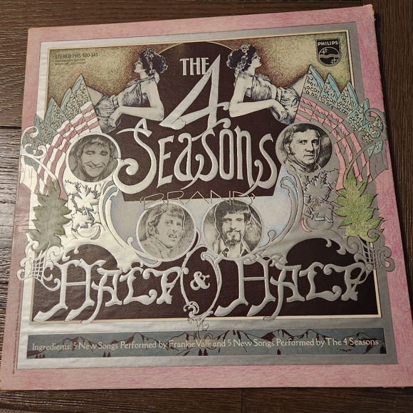 Mercury Records Other - Vintage Frankie Valli & The 4 Seasons Half & Half Black Vinyl LP 1970